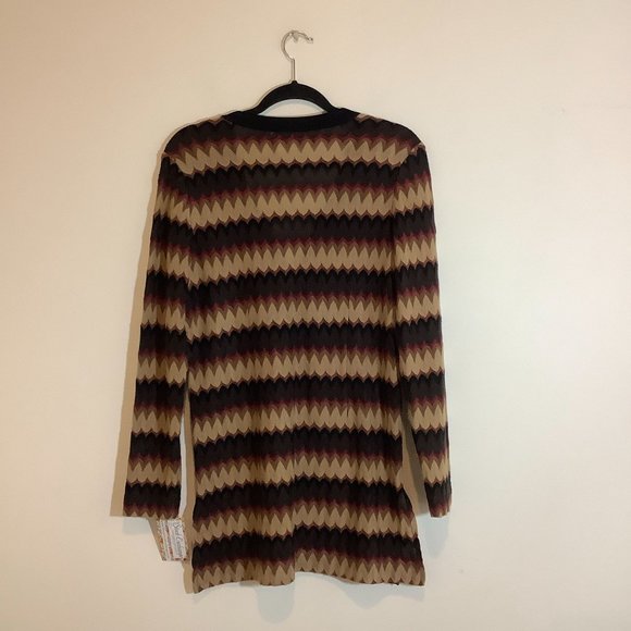 Exclusively Misook long sleeve button down cardigan size m - Picture 2 of 5